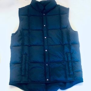 Lands End Men's Puffer Vest Navy